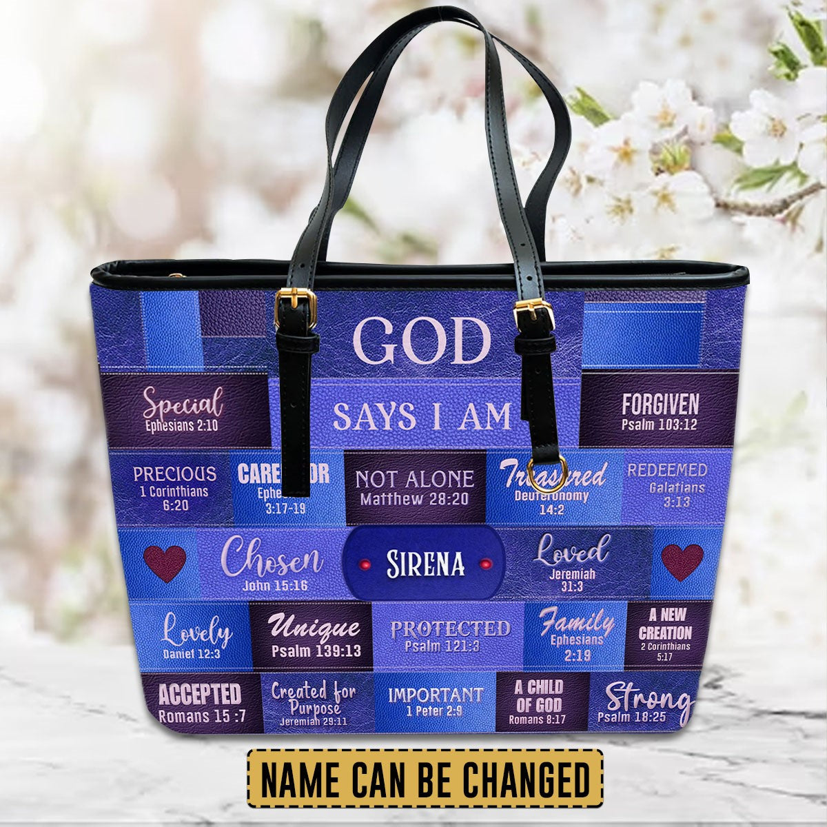 CHRISTIANARTBAG Crossbody Bag with Chain - Personalized Crossbody Bag with Chain - GOD SAYS I AM - CABCBC03300524