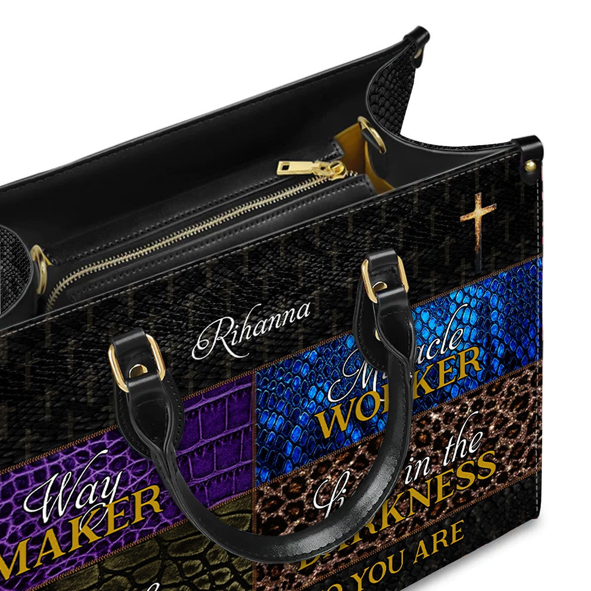 CHRISTIANARTBAG Personalized Leather Handbag - Way Maker - CABLTHB01240424.