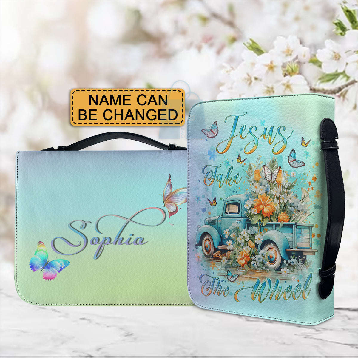 Christianartbag Bible Cover, jesus Take The Wheel Bible Cover ...