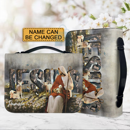 Christianartbag Bible Cover, Jesus Bible Cover, Personalized Bible Cover, Sheep Bible Cover, Christian Gifts, CAB26210224.