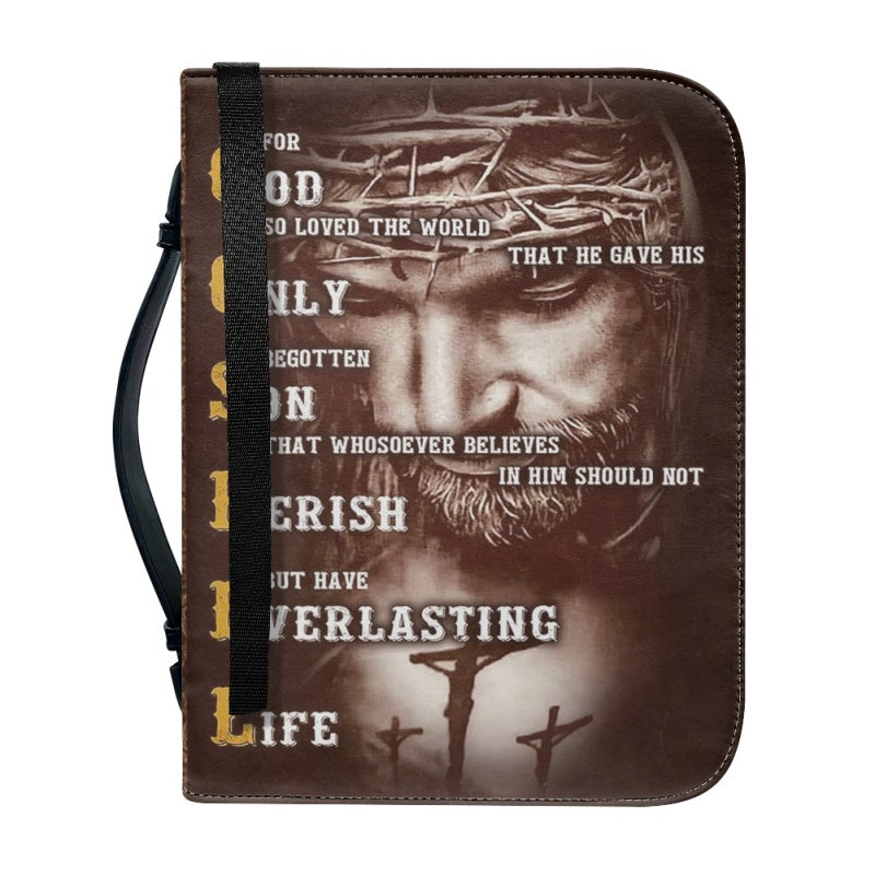 Christianartbag Bible Cover, Gospel Bible Cover, Personalized Bible Cover, Christ Cross Bible Cover, Christian Gifts, CAB05281023. - Christian Art Bag