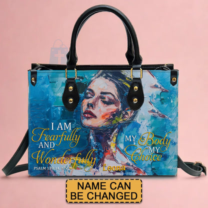 CHRISTIANARTBAG: Personalized Handbags for Women | Custom Leather Bags | My Body My Choice.