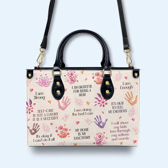 CHRISTIANARTBAG - Empowerment Elegance Tote - Personalized Leather Handbag - CABLTHB01310324.