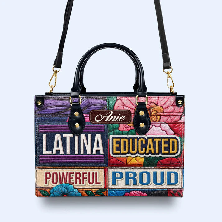 Heritage Pride Custom Leather Tote - Personalized CHRISTIANARTBAG Handbag - CABLTHB01310324.