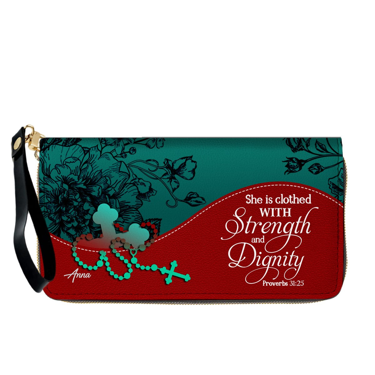 Personalized Christian Leather Handbag – Christian Christmas Gift for Women