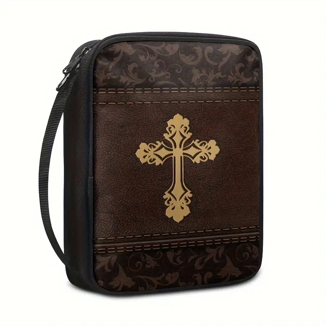 Bengbobar Cross Bible Cover for Women & Men - PU Leather Bible Case - Perfect Christian Gift - Small Size Bengbobar Cross Bible Cover for Women & Men - PU Leather Bible Case - Perfect Christian Gift - Small Size