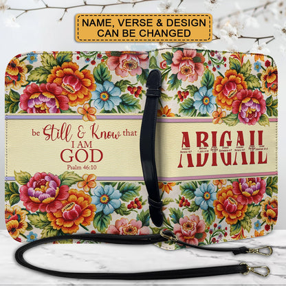 CHRISTIANARTBAG Bible Cover - Uncover the sacred meaning of your name - Custom Name, Verse, Design - Personalized Bible Cover, CABBBCV01102324.