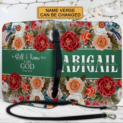 CHRISTIANARTBAG Bible Cover - Uncover the sacred meaning of your name - Custom Name, Verse, Design - Personalized Bible Cover, CABBBCV02102324.