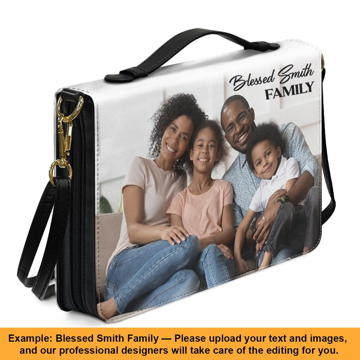 Christianartbag Bible Cover, Personalized Bible Cover, Photo Personalized Bible Cover, Christmas Gift, CABBBCV02250823.