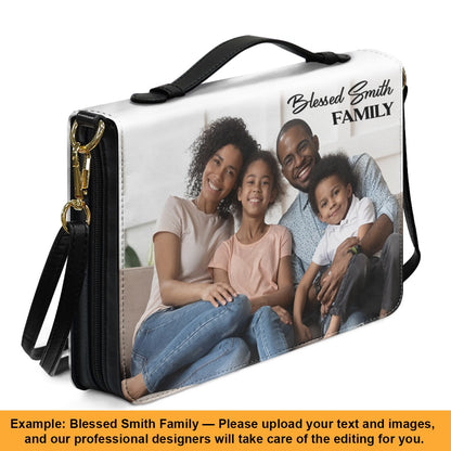 Christianartbag Bible Cover, Personalized Bible Cover, Photo Personalized Bible Cover, Christmas Gift, CABBBCV02250823.