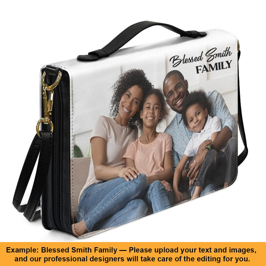 Christianartbag Bible Cover, Personalized Bible Cover, Photo Personalized Bible Cover, Christmas Gift, CABBBCV02250823.