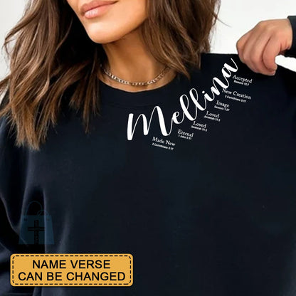CHRISTIANARTBAG Personalized Sweatshirt : Uncover the sacred meaning of your name - GOD Says I Am - Personalized T-Shirt - CAB01280425