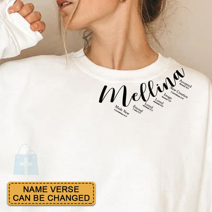 CHRISTIANARTBAG Personalized Sweatshirt : Uncover the sacred meaning of your name - GOD Says I Am - Personalized T-Shirt - CAB01280425