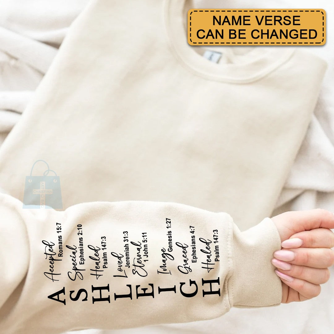 CHRISTIANARTBAG Personalized Sweatshirt : Uncover the sacred meaning of your name - GOD Says I Am - Personalized T-Shirt - CAB01280425
