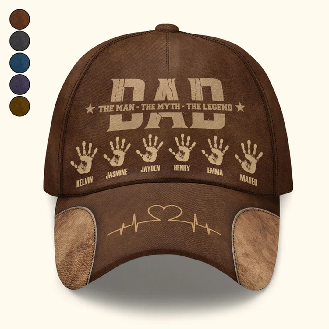 Christianartbag Cap, Dad The Man The Myth The Legend Cap, Personalized Cap, Cap for Dad, CABCAP04230524.