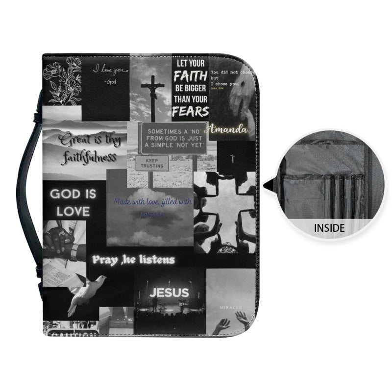 Christianartbag Bible Cover, My Bible Affirmations Bible Cover, Personalized Bible Cover, Daily Bible Cover, Christian Gifts, CAB03281023. - Christian Art Bag