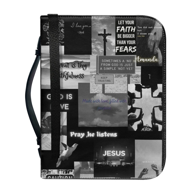 Christianartbag Bible Cover, My Bible Affirmations Bible Cover, Personalized Bible Cover, Daily Bible Cover, Christian Gifts, CAB03281023. - Christian Art Bag