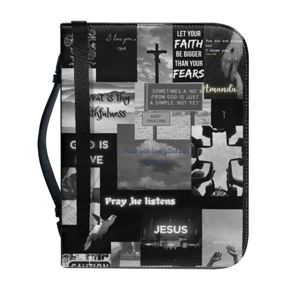 Christianartbag Bible Cover, My Bible Affirmations Bible Cover, Personalized Bible Cover, Daily Bible Cover, Christian Gifts, CAB03281023. - Christian Art Bag