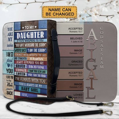 CHRISTIANARTBAG Bible Cover - Uncover the sacred meaning of your name - Family Bible Cover - Personalized Bible Cover, CABBBCV02080924.