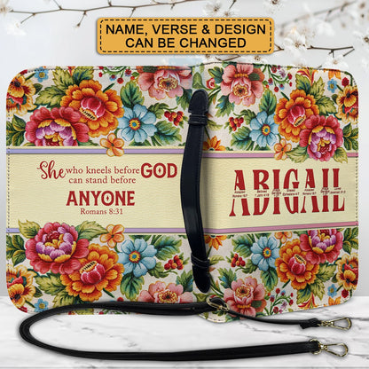 CHRISTIANARTBAG Bible Cover - Uncover the sacred meaning of your name - Custom Name, Verse, Design - Personalized Bible Cover, CABBBCV01102324.