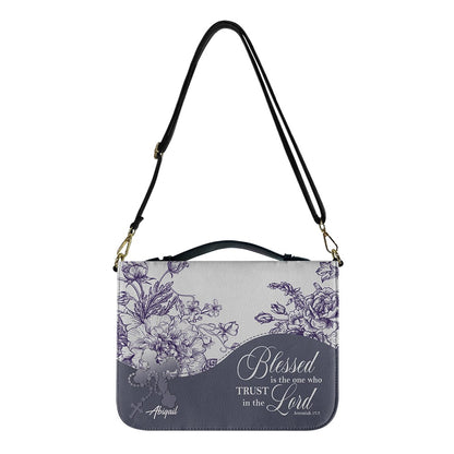 Blessed Is The One Personalized Bible Cover | CHRISTIANARTBAG Custom Scripture Book Cover