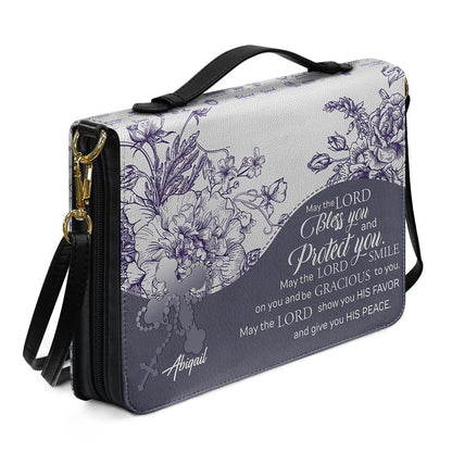 Blessed Is The One Personalized Bible Cover | CHRISTIANARTBAG Custom Scripture Book Cover