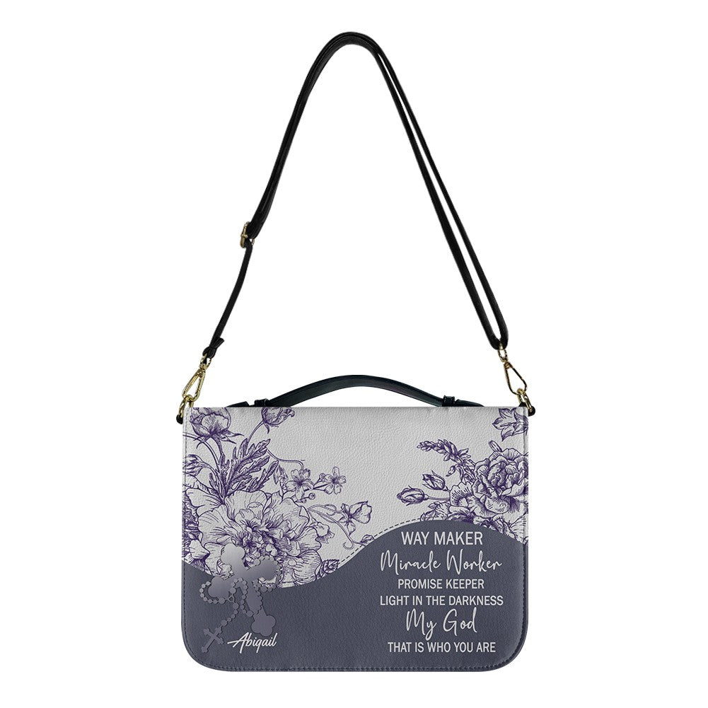 Blessed Is The One Personalized Bible Cover | CHRISTIANARTBAG Custom Scripture Book Cover