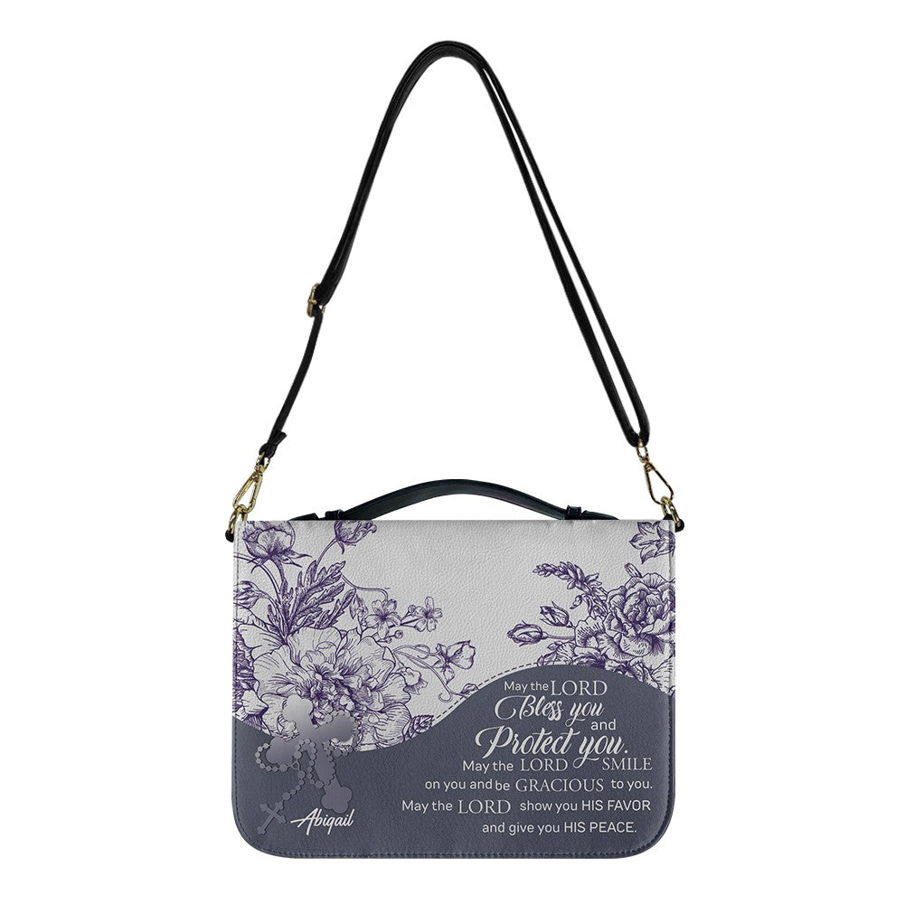 Blessed Is The One Personalized Bible Cover | CHRISTIANARTBAG Custom Scripture Book Cover