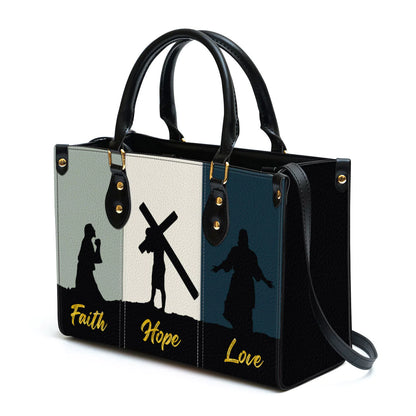 Christianartbag Handbag, Faith Hope Love, Personalized Gifts, Gifts for Women, Christmas Gift. - Christian Art Bag