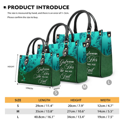 Personalized Leather Handbag Set – Custom Name Christian Purse with Bible Verse | CHRISTIANARTBAG Faith Gift for Women