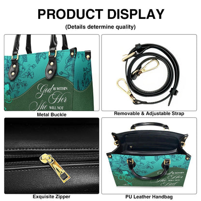 Personalized Leather Handbag Set – Custom Name Christian Purse with Bible Verse | CHRISTIANARTBAG Faith Gift for Women