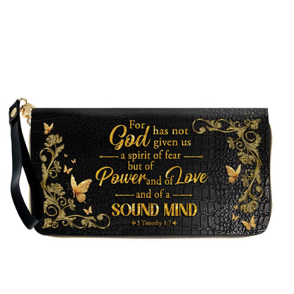 Personalized Leather Handbag with Custom Name & Bible Verse - Personalized Christian Leather Handbag & Wallet Set | CHRISTIANARTBAG™