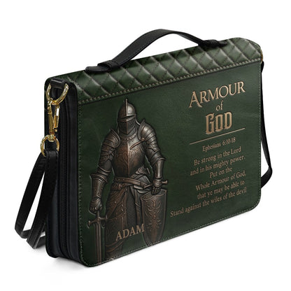CHRISTIANARTBAG Personalized Armor of God Lion Leather Bible Cover CAB02092426