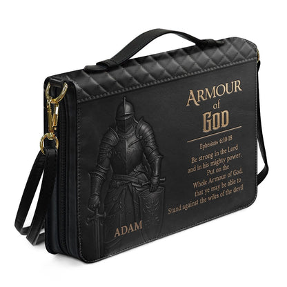 CHRISTIANARTBAG Personalized Armor of God Lion Leather Bible Cover CAB02092426