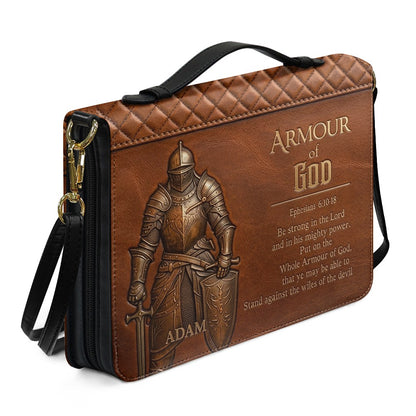 CHRISTIANARTBAG Personalized Armor of God Lion Leather Bible Cover CAB02092426