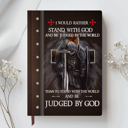 Personalized Leather Notebook – Custom Name with Bible Verses for Each Letter | Christian Gift for Men & Women