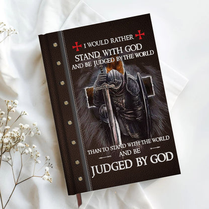 Personalized Leather Notebook – Custom Name with Bible Verses for Each Letter | Christian Gift for Men & Women