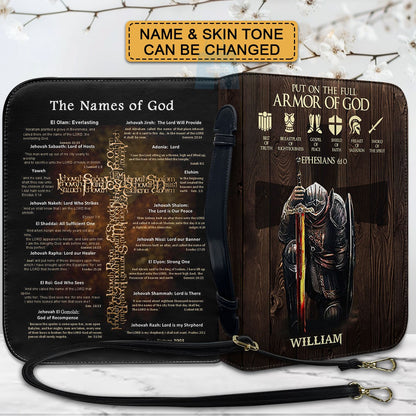 CHRISTIANARTBAG Custom Armor of God Bible Cover - Personalized Faith Accessory - Personalized Bible Cover - Bible Cover For Women, CABBBCV01030823.