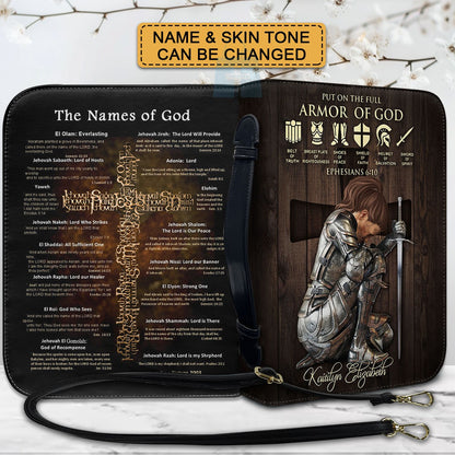 CHRISTIANARTBAG Custom Armor of God Bible Cover - Personalized Faith Accessory - Personalized Bible Cover - Bible Cover For Women, CABBBCV01030823.