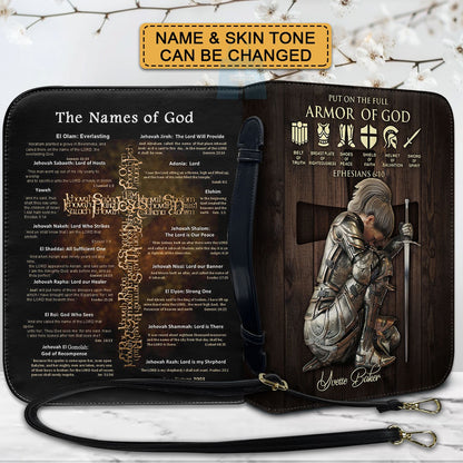CHRISTIANARTBAG Custom Armor of God Bible Cover - Personalized Faith Accessory - Personalized Bible Cover - Bible Cover For Women, CABBBCV01030823.