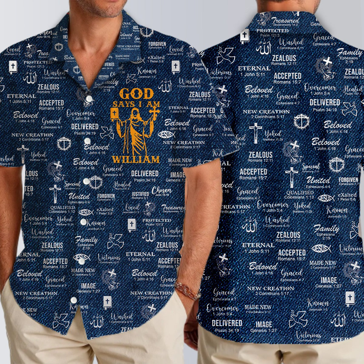 Christianartbag Hawaiian Shirt, GOD Says I Am Hawaiian Shirt, Christian Hawaiian Shirts For Men & Women, CABHWS0181225