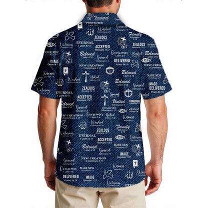 Christianartbag Hawaiian Shirt, GOD Says I Am Hawaiian Shirt, Christian Hawaiian Shirts For Men & Women, CABHWS0181225