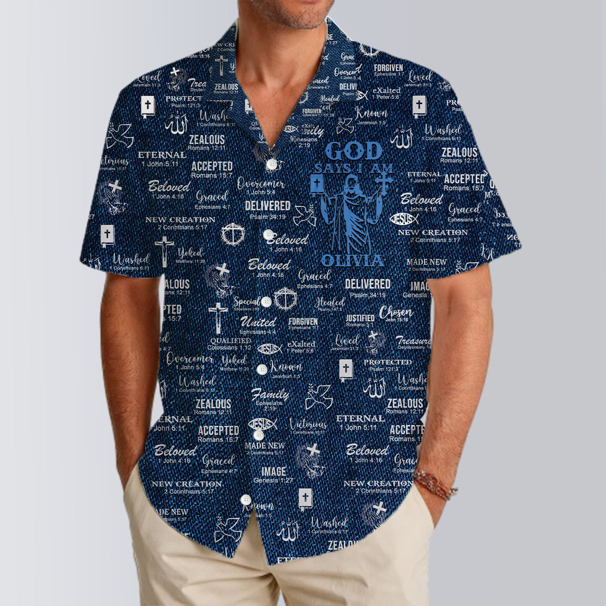 Christianartbag Hawaiian Shirt, GOD Says I Am Hawaiian Shirt, Christian Hawaiian Shirts For Men & Women, CABHWS0181225