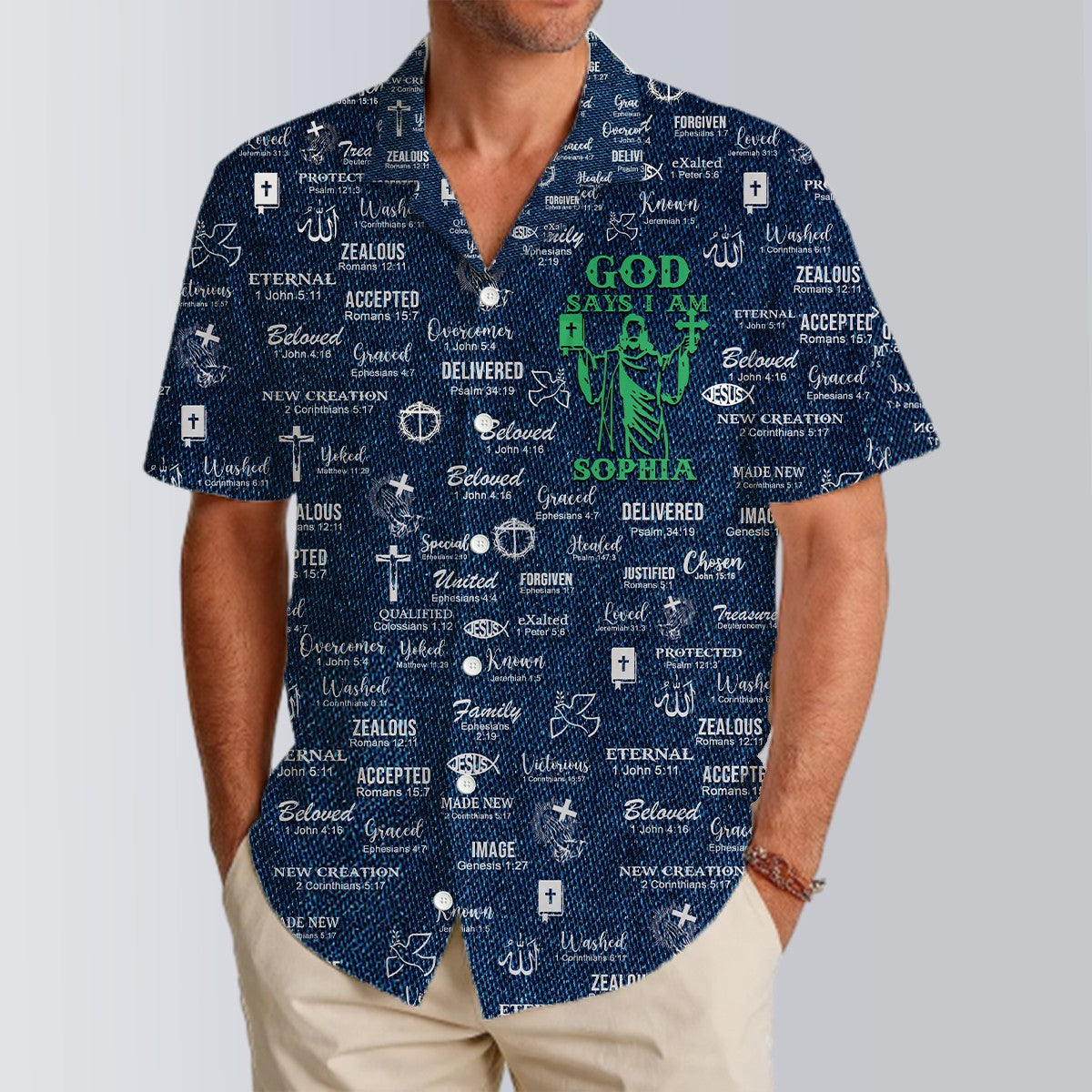 Christianartbag Hawaiian Shirt, GOD Says I Am Hawaiian Shirt, Christian Hawaiian Shirts For Men & Women, CABHWS0181225