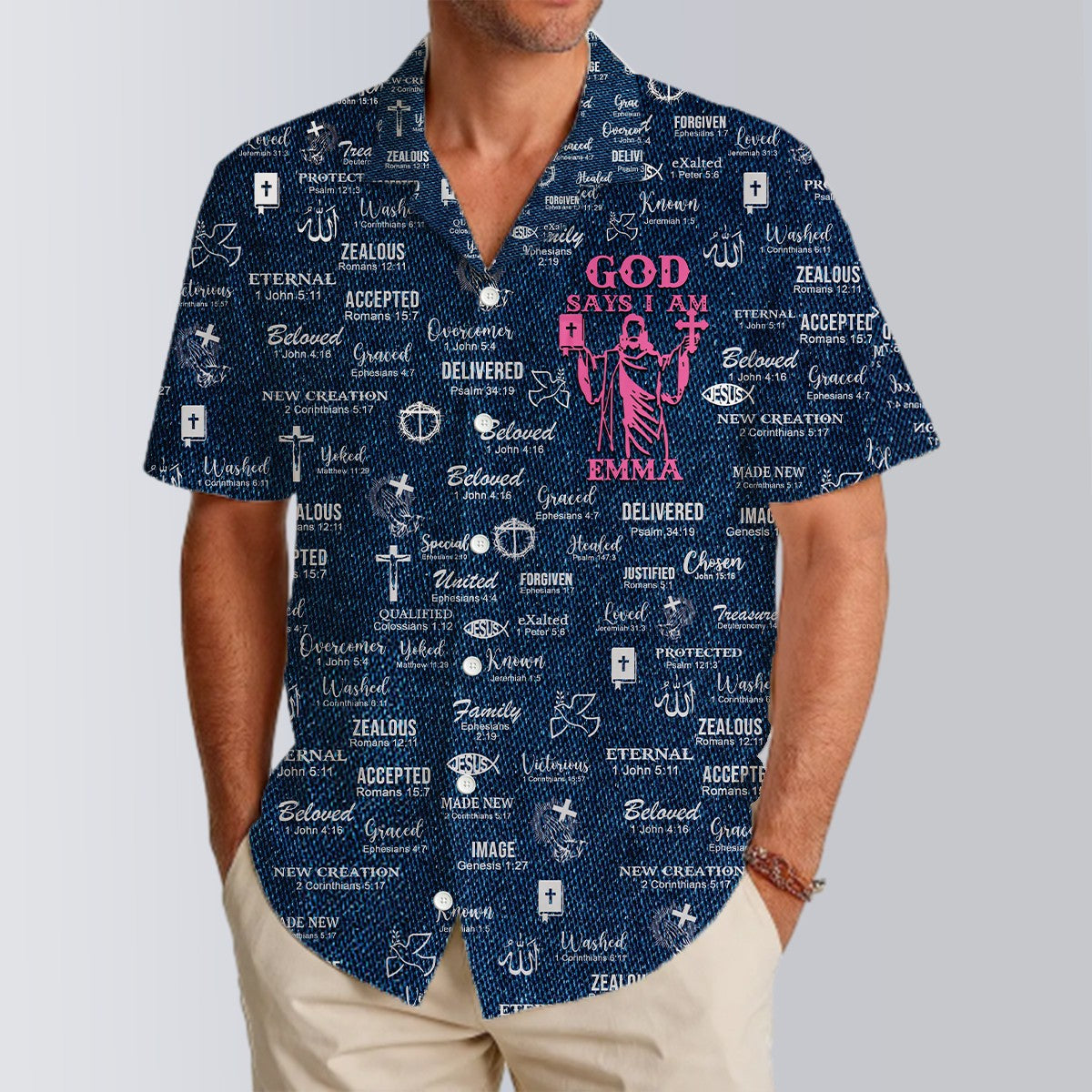 Christianartbag Hawaiian Shirt, GOD Says I Am Hawaiian Shirt, Christian Hawaiian Shirts For Men & Women, CABHWS0181225