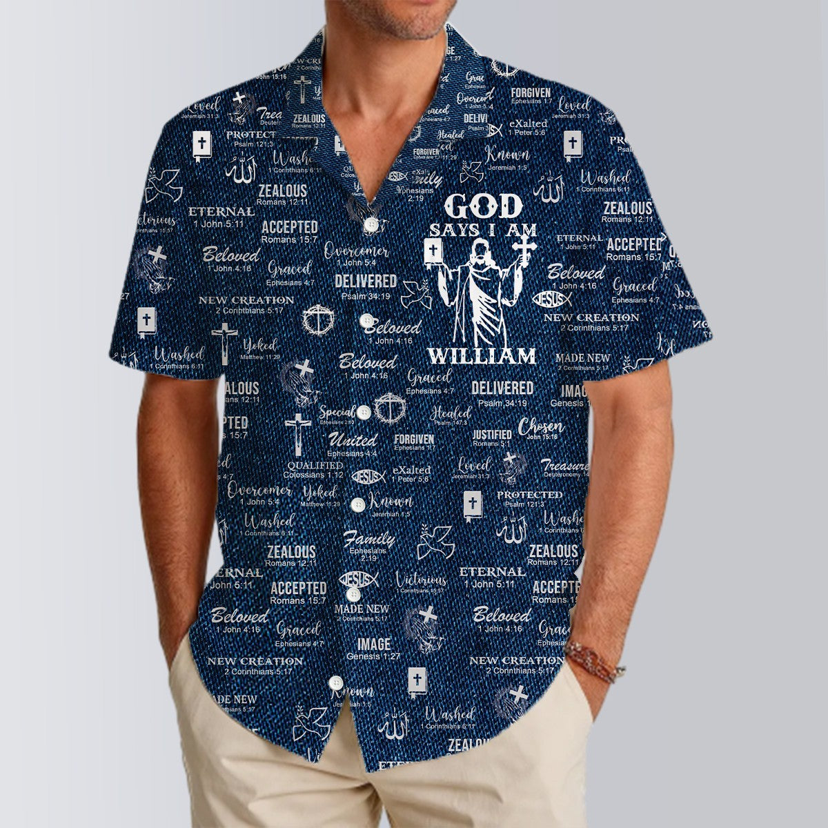 Christianartbag Hawaiian Shirt, GOD Says I Am Hawaiian Shirt, Christian Hawaiian Shirts For Men & Women, CABHWS0181225