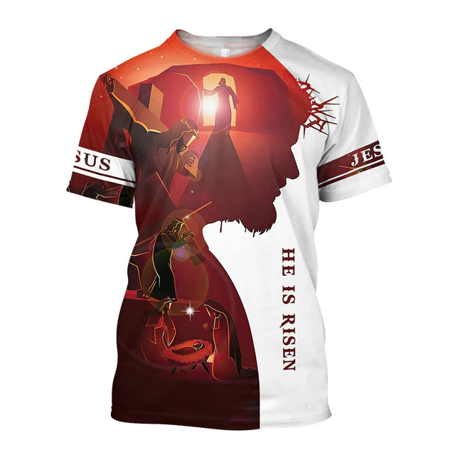 Christianartbag 3D T-Shirt, Christ Lion Warrior, Christian T-Shirt, Christian 3D T-Shirt, Unisex T-Shirt. - Christian Art Bag