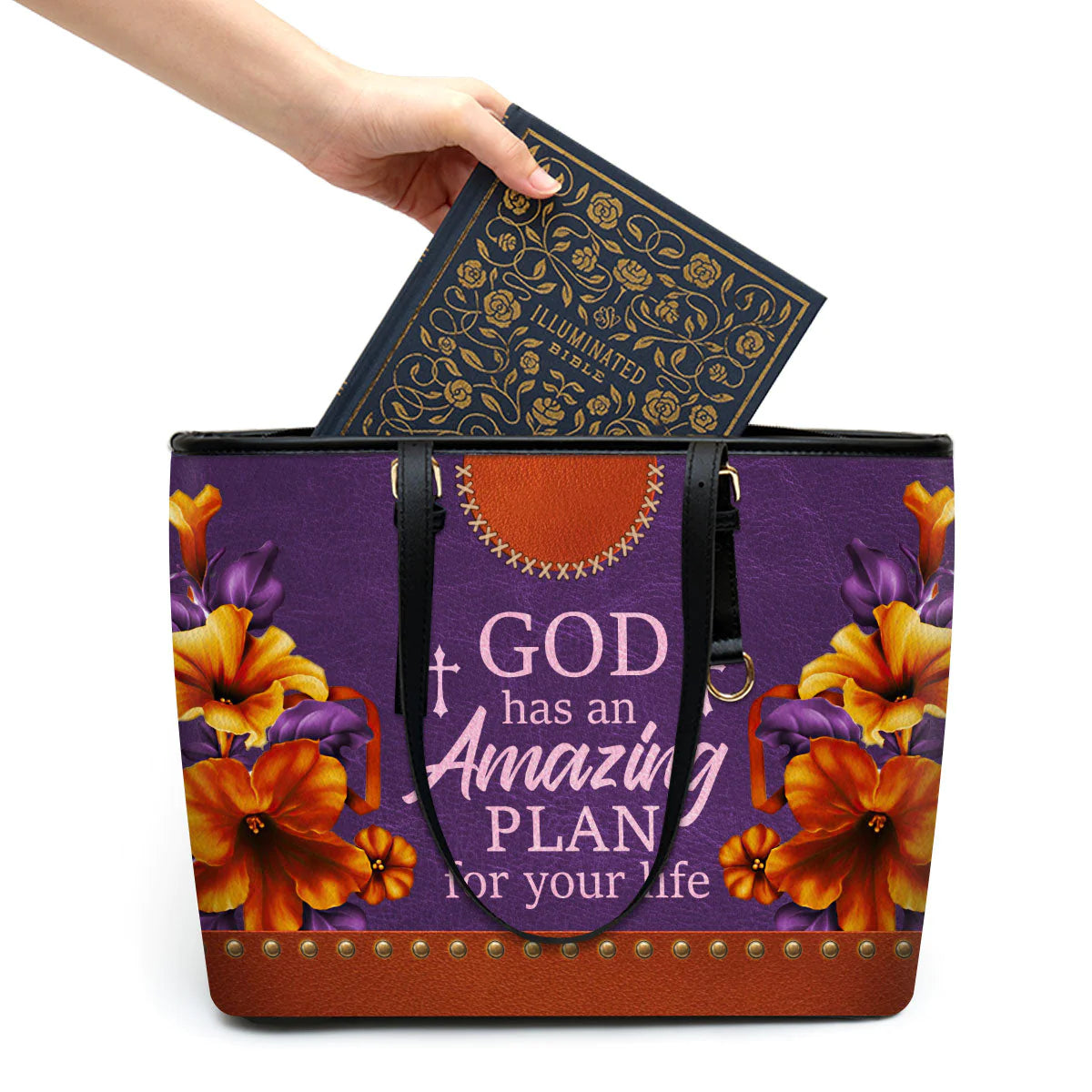 Christianartbag Handbag, God Has An Amazing Plan For Your Life, Personalized Gifts, Gifts for Women, Christmas Gift. - Christian Art Bag