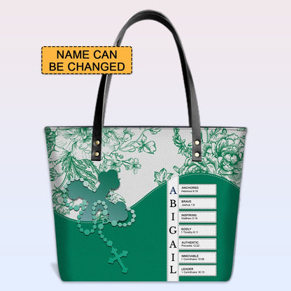 Luxury Personalized Tote Bag for Women – Christian Bible Verse Gift | CHRISTIANARTBAG