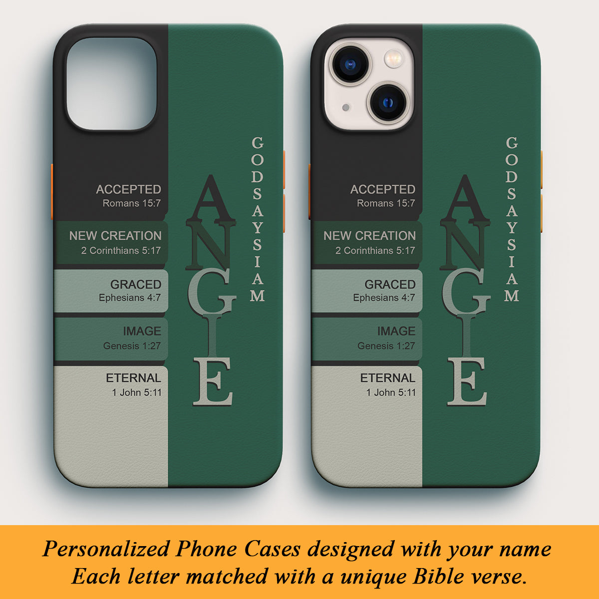 Christianartbag Phone Case, Uncover the sacred meaning of your name, Personalized Phone Case, Christian Phone Case,  Jesus Phone Case,  Bible Verse Phone Case.